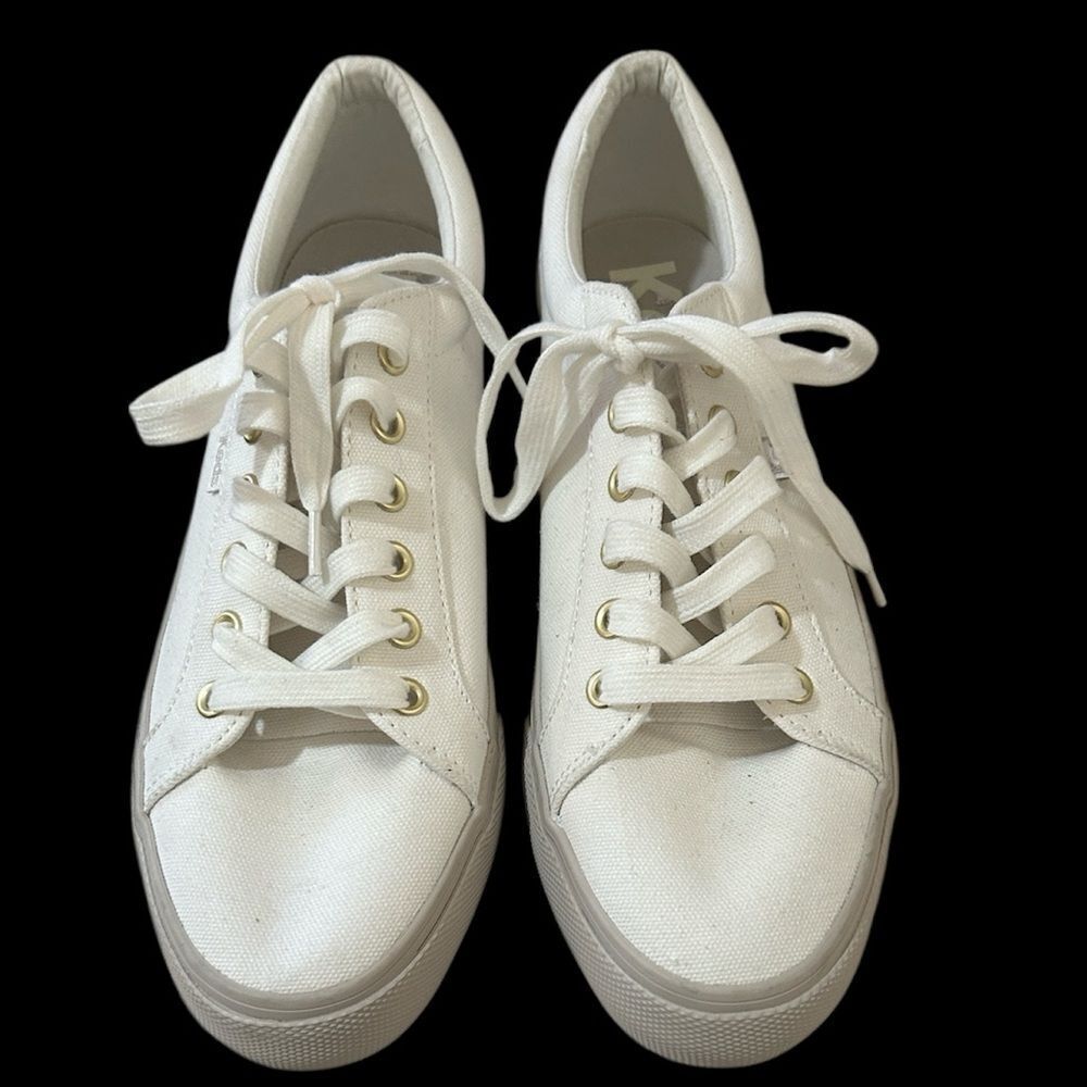 Keds Women’s Jump Kick Sneaker, Snow White Canvas, size 10, NWOT